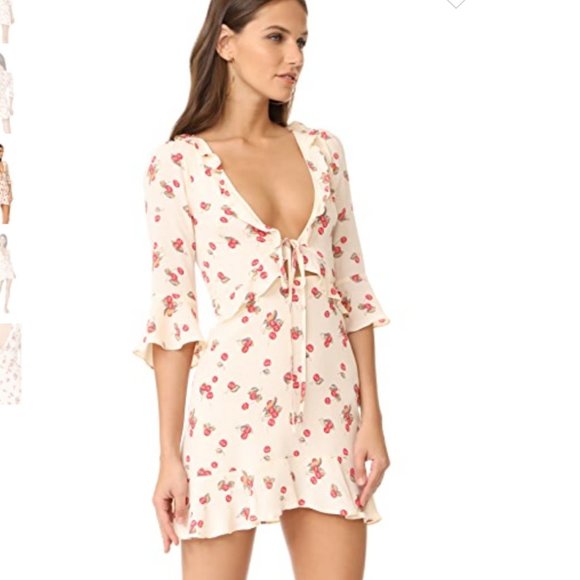 FOR LOVE AND LEMONS Cherry Sundress NWOT - Picture 2 of 7